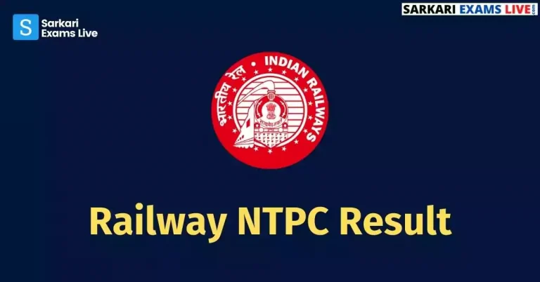 Railway NTPC Result