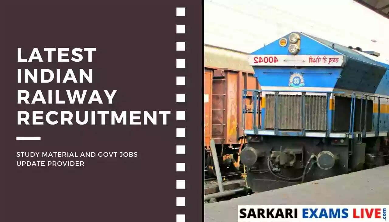 Indian Railway Jobs Vacancy
