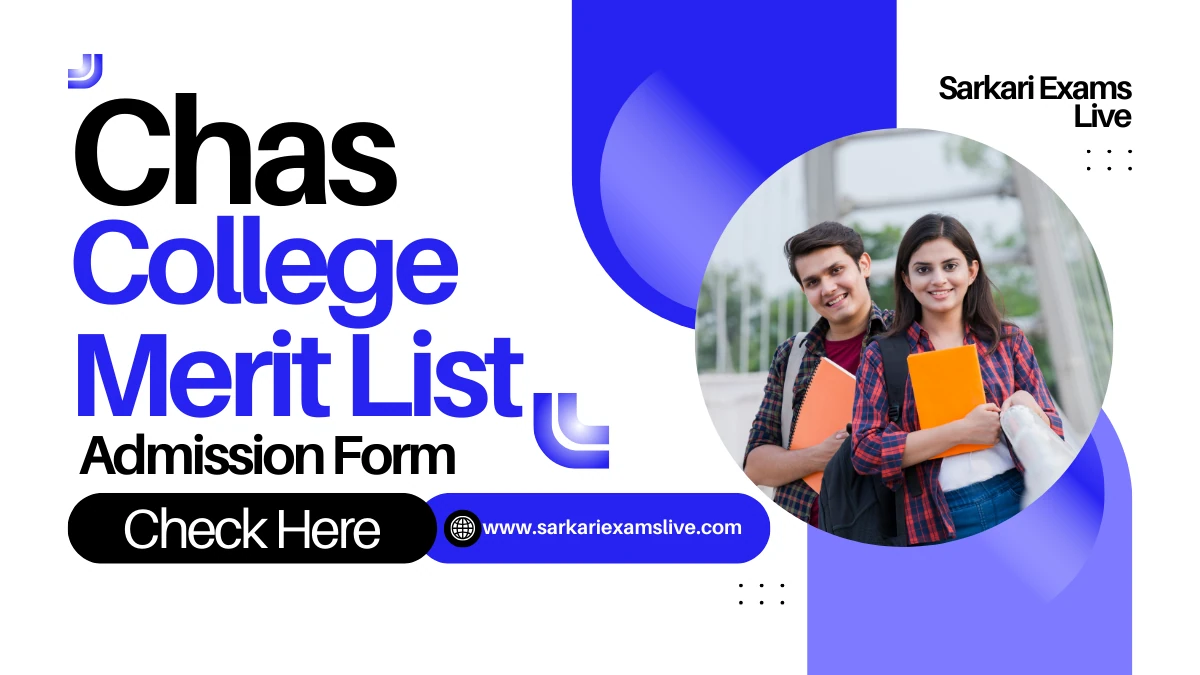 Chas College Chas Merit List 2025