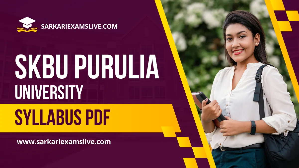 Sidho Kanho Birsha University Syllabus 2025